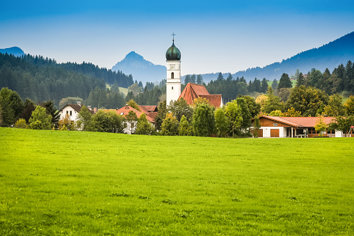 Pilgrimage church Maria Hilf, Speiden, Ostallgäu, Bavaria, Germany