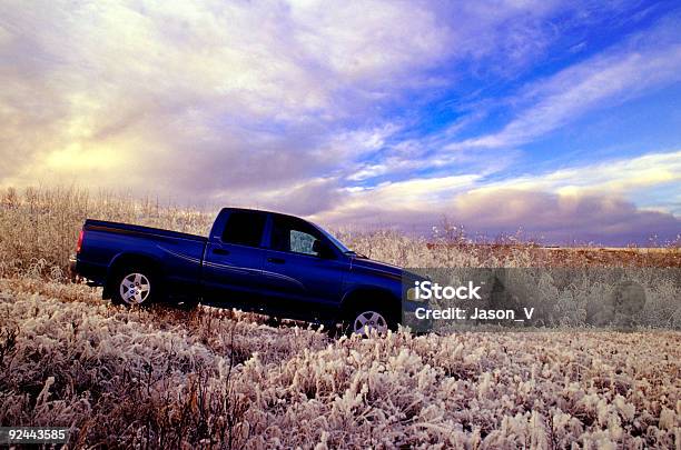 Camion Quattro Da 4 In Inverno - Fotografie stock e altre immagini di Furgone pickup - Furgone pickup, Gara off-road, Blu