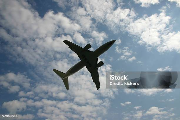 Panorama De Avião - Fotografias de stock e mais imagens de Abaixo - Abaixo, Aterrar, Avião