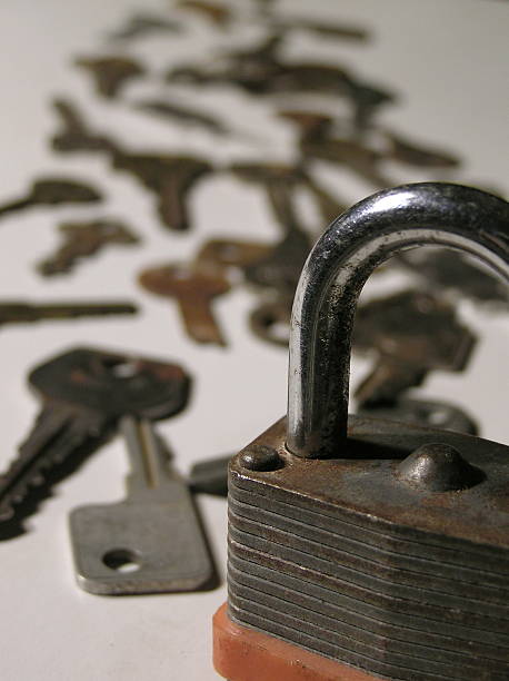 Lock and Keys stock photo