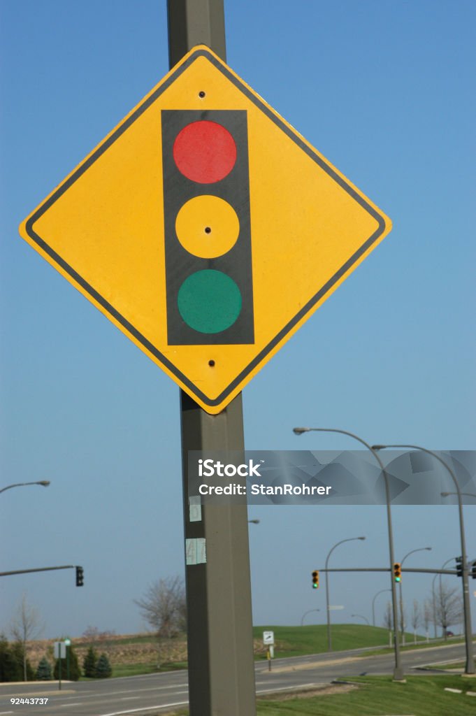 Placa de sinal de trânsito - Foto de stock de Autoestrada royalty-free