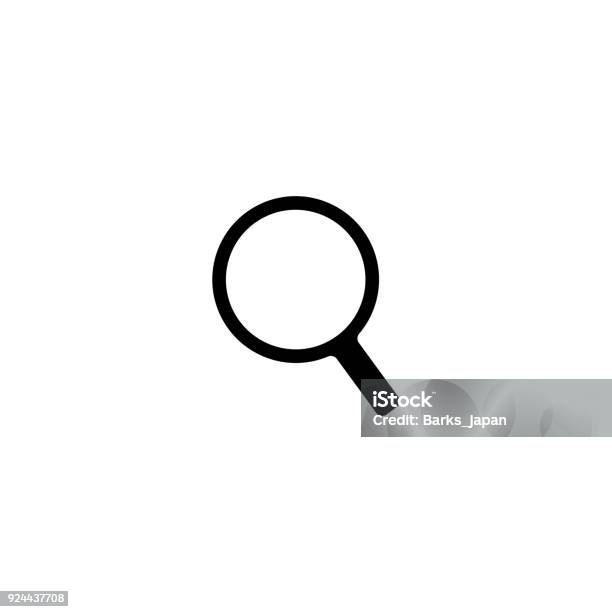Magnifying Glass Icon Stock Illustration - Download Image Now - Icon Symbol, Magnifying Glass, Searching