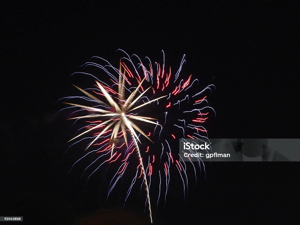 Rojo, blancas y azules - Foto de stock de Aire libre libre de derechos