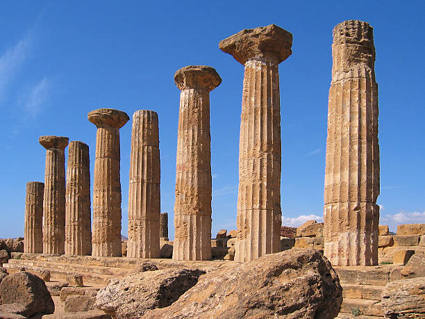Columns at the ruins of The Temple of Hercules