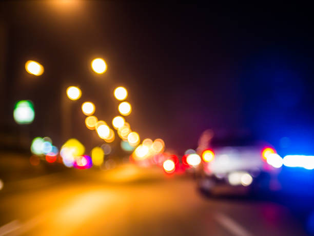 istock Defocus traffic and light on road 924440300