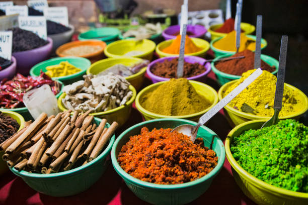 istock Spices on the market for cooking 924450556