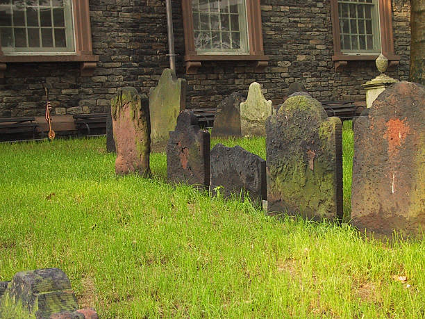 Kościół's old graveyard w Nowym Jorku – zdjęcie