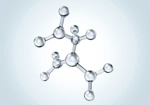 estructura de la molécula de ciencia o medicina photo