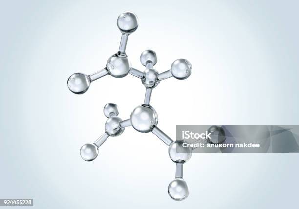 Foto de Estrutura Da Molécula Para Ciência Ou Medicina e mais fotos de stock de Molécula - Molécula, Colágeno Humano, Estrutura Molecular