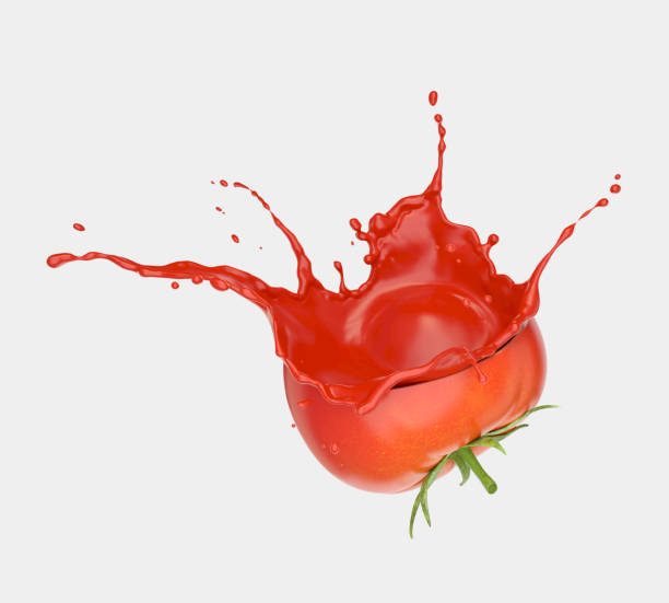 istock Tomato Ketchup on Red Tomato isolated 924455254