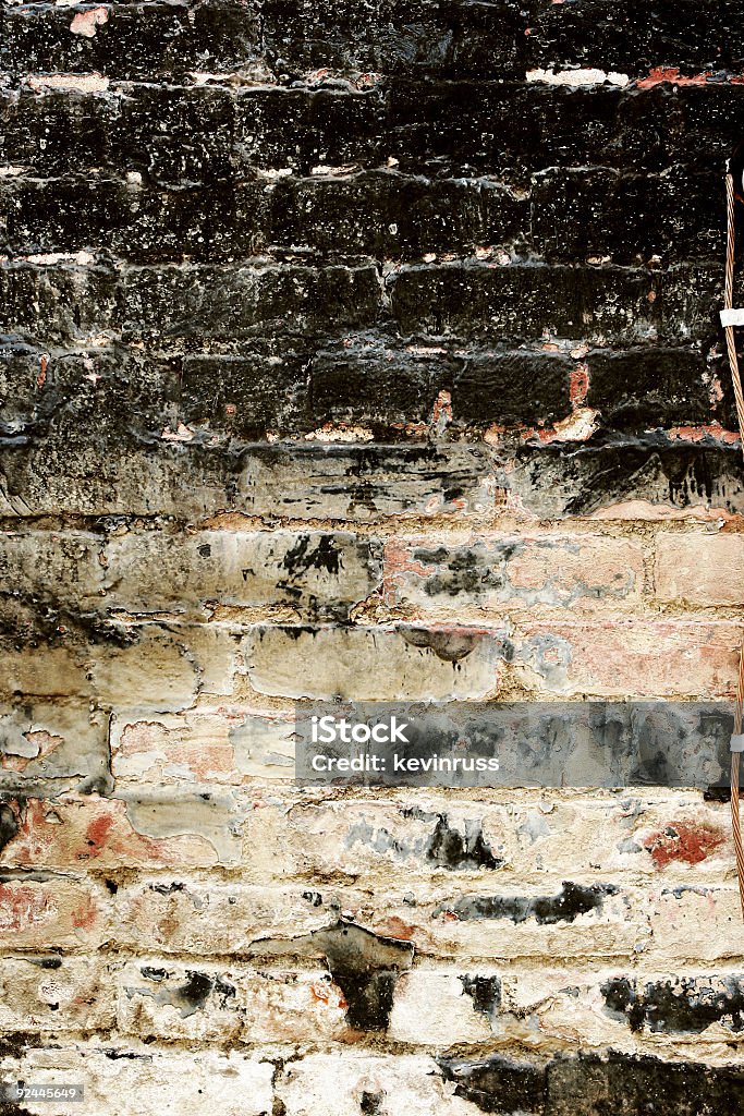 Stary Decrepit Mur z cegły - Zbiór zdjęć royalty-free (Abstrakcja)