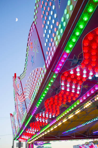 istock Fairground attraction corniceplenty of bulbs and leds 924459440
