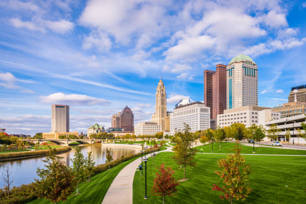 de columbus, ohio, ee.uu. - columbus park fotografías e imágenes de stock