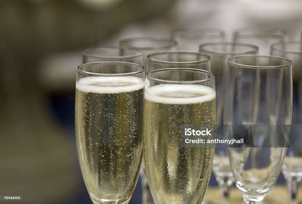 Okulary szampana - Zbiór zdjęć royalty-free (Alkohol - napój)
