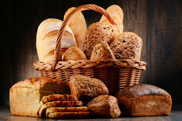 istock Composition with variety of baking products on wooden table 924461900