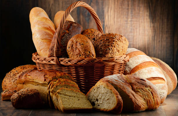 istock Composition with variety of baking products on wooden table 924464558