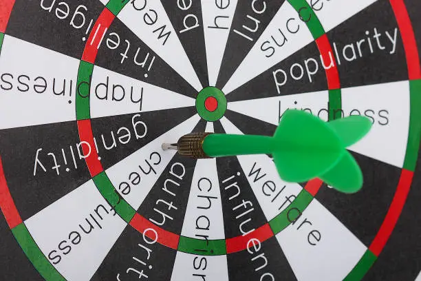 Photo of Green arrow Darts that fall in the sector's cheerfulness