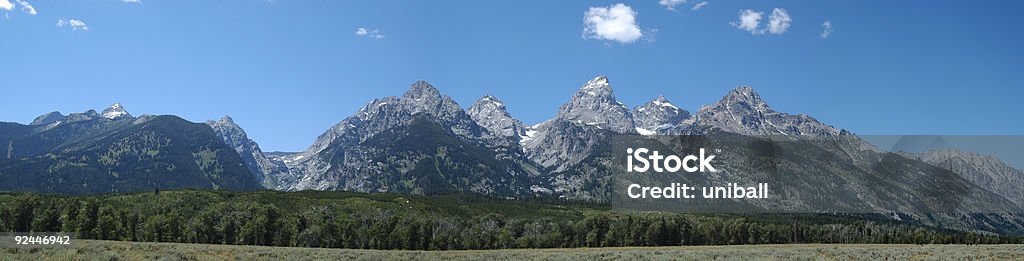 teton montanhas - Foto de stock de Aberto royalty-free