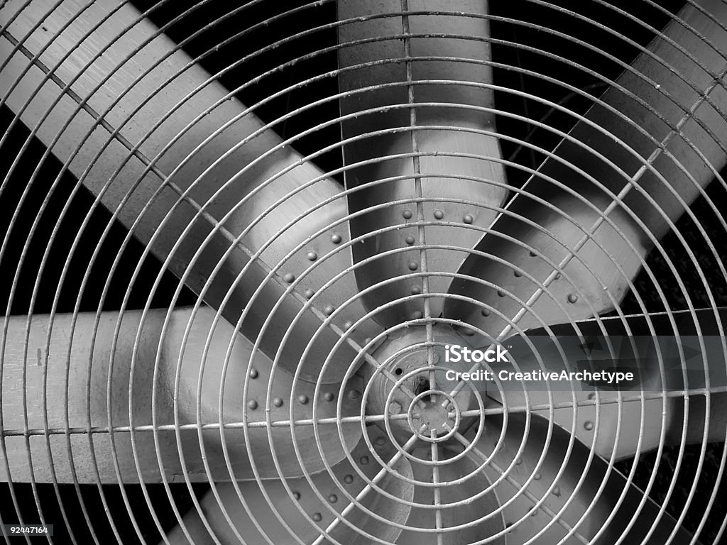 Industrial fan blades  Circle Stock Photo