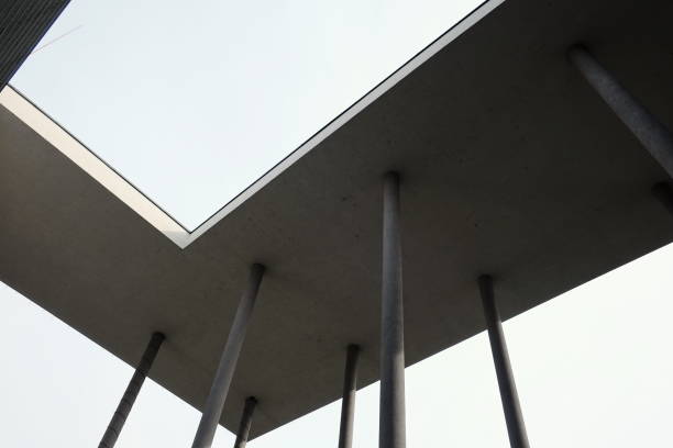 istock Modern building architecture design with geometric shapes 924476212