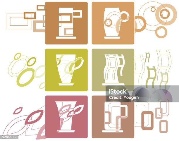 Pausa Caffè Vettore - Immagini vettoriali stock e altre immagini di Allegro - Allegro, Arte, Astratto