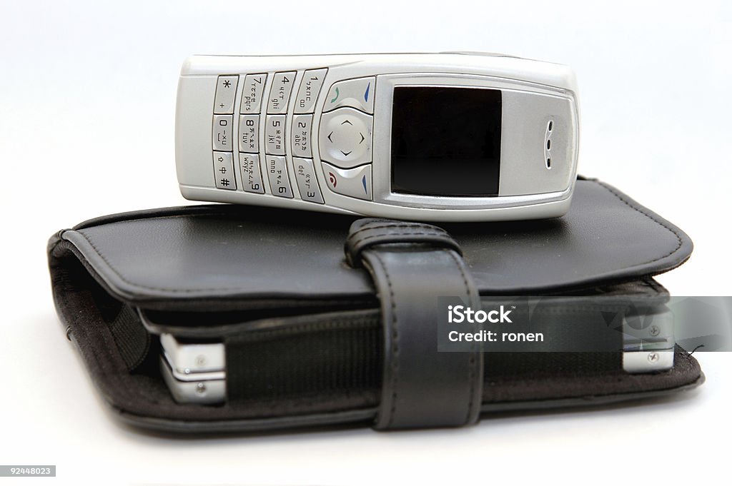 Cell phone and organizer  Blank Stock Photo