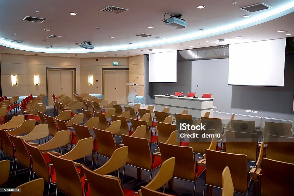 Conference room  Bench Stock Photo