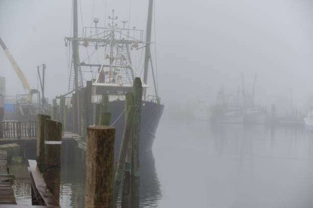 istock Trawler in Fog - One 924482740