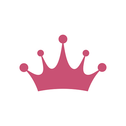 Crown icon vector. Princess Crown