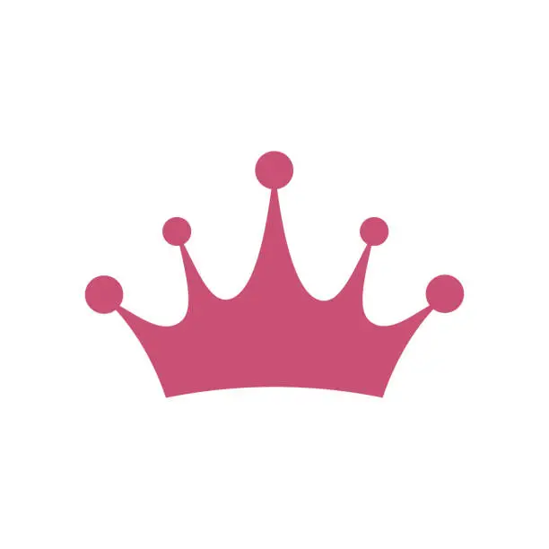 Vector illustration of Crown icon vector. Princess Crown