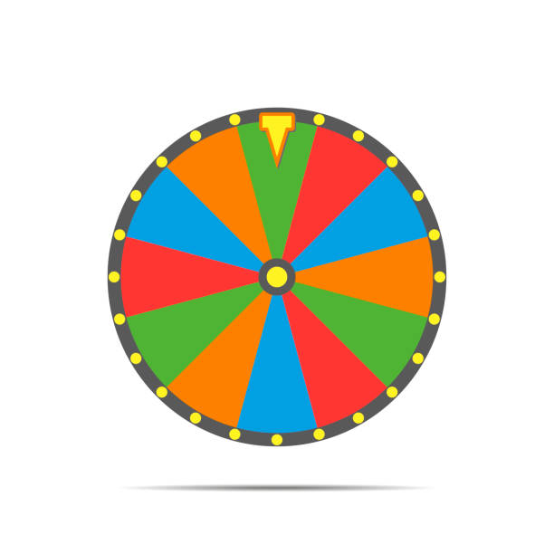 illustrations, cliparts, dessins animés et icônes de roue de la fortune colorés - wheel incentive winning award