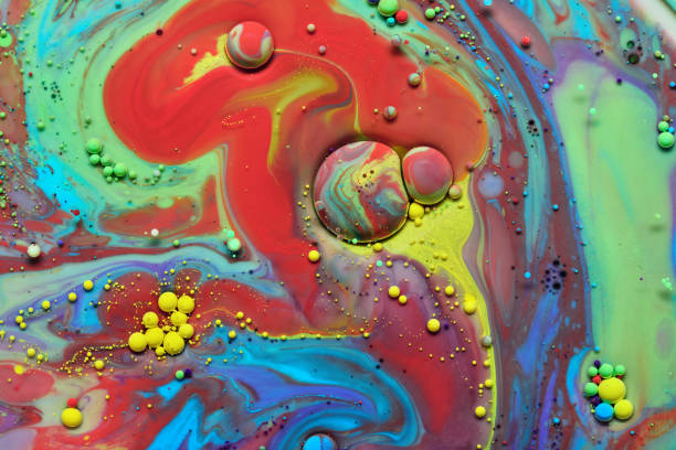 istock Abstract background from acrylic paints and oil 924490362