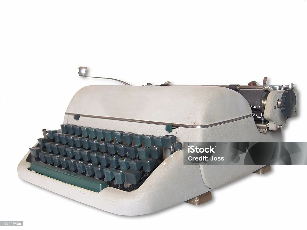Vieja máquina de escribir - Foto de stock de Acontecimientos en las noticias libre de derechos