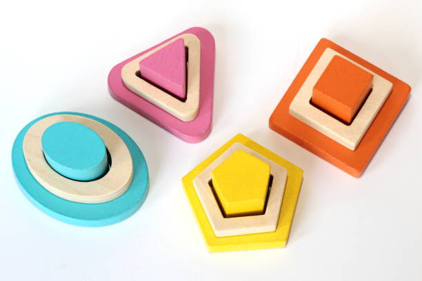 istock Child's colorful wooden shape sorter jigsaw puzzle 924494828