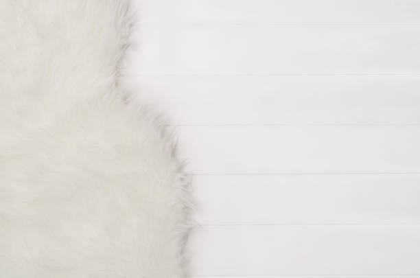 istock White wood planks texture and fur pattern background top view 924496048