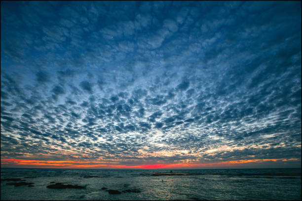 sunset on the Mediterranean Sea