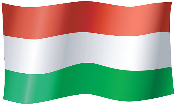 Flag of Hungary (Vector) vector art illustration