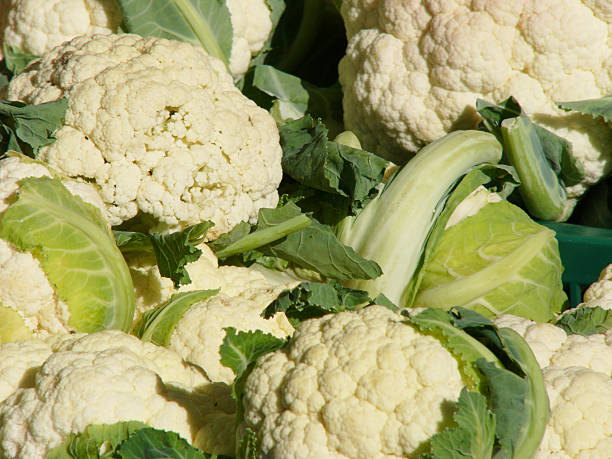 istock cauliflowers at market 92449987