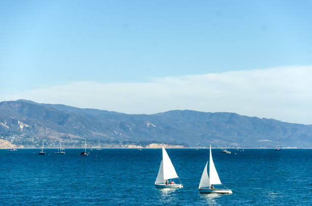istock Luxury yachts at Sailing regatta in Santa Barbara 924499954