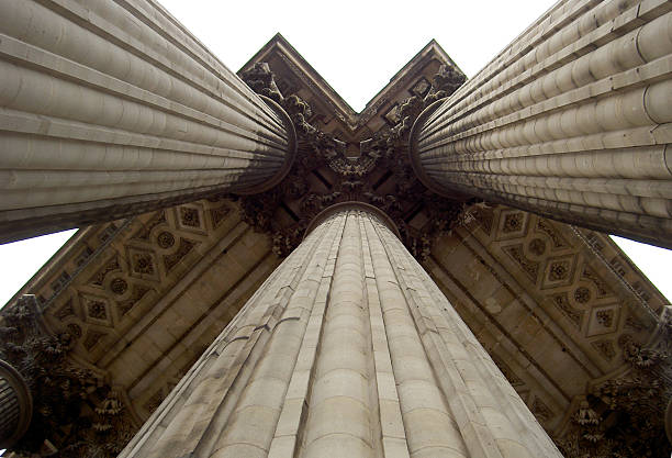 colunas de - pantheon paris paris france france europe - fotografias e filmes do acervo