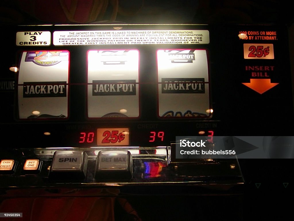 Casino-Spielautomaten - Lizenzfrei Anzünden Stock-Foto