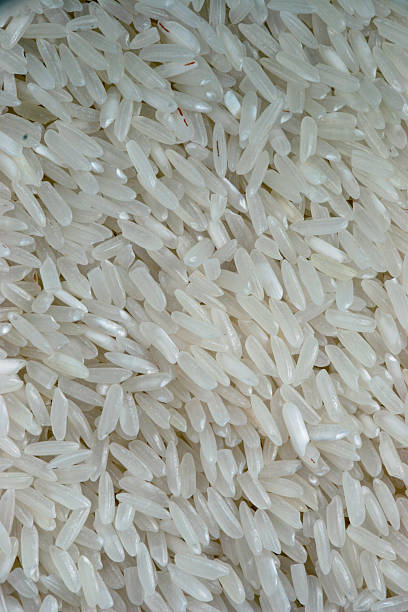 arroz branco close-up de fundo - materialpromo imagens e fotografias de stock