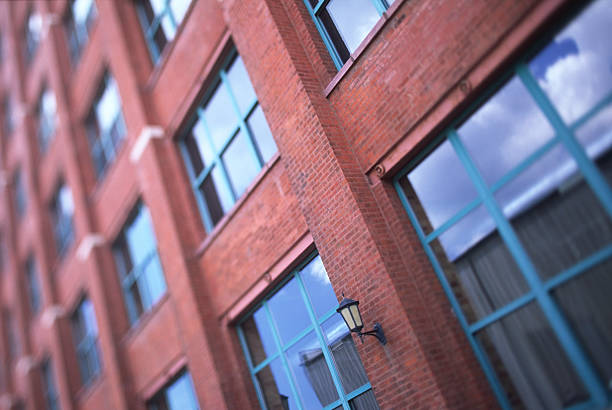 istock Red Brick Building Face - XXXL 92451022