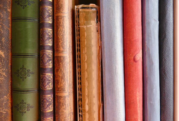 istock Row of antique books 924512246