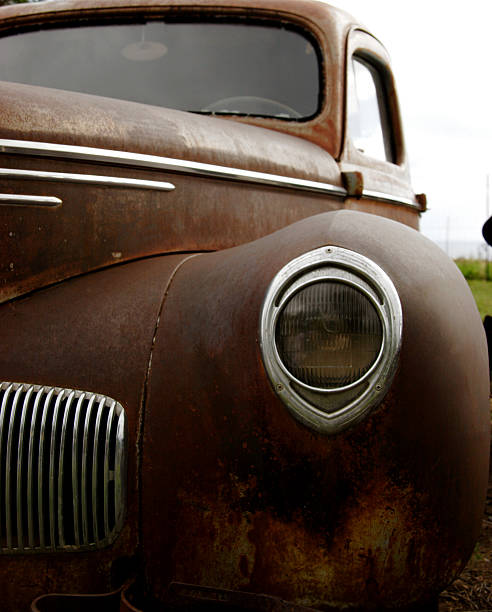 istock rural retro scenes - classic truck 92451426