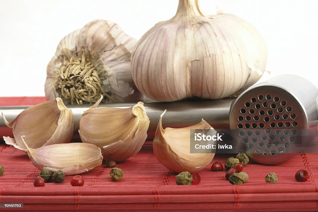 garlic  Backgrounds Stock Photo