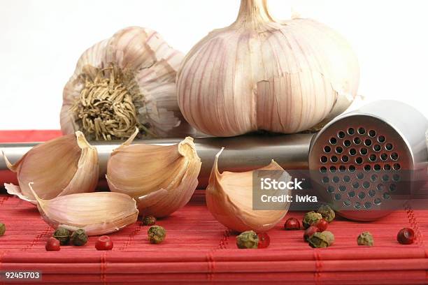 Garlic Stock Photo - Download Image Now - Backgrounds, Brightly Lit, Color Image