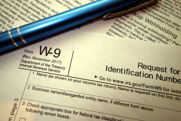istock W-9 US tax form 924517524