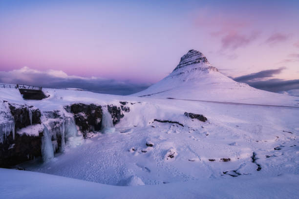 istock amazing kirkjufell mountain at dawn, iceland 924520450
