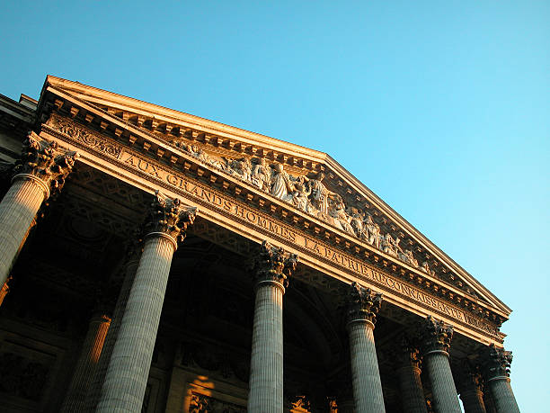 El Panthéon al atardecer - foto de stock